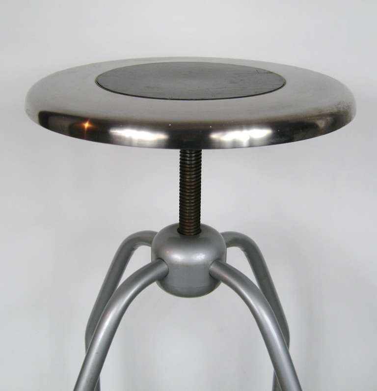 1940's Metal Medical Stool - Image 4