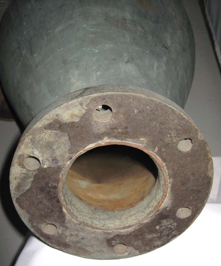 Copper Antique Ship Moorring Bollard early 20th Century - Image 7