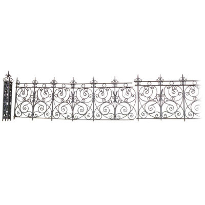 19th Century Iron Fence